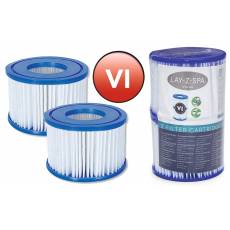 2 x filtr do pompy spa jacuzzi typu VI - Bestway 60311