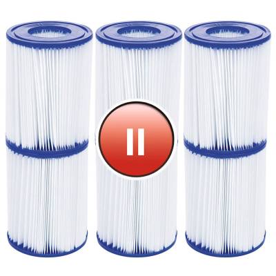 6 x filtr typu "II" do pompy basenowej - Bestway 58094