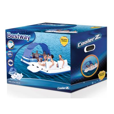 WIELKA WYSPA MATERAC TROPICAL BREEZE - BESTWAY 43105