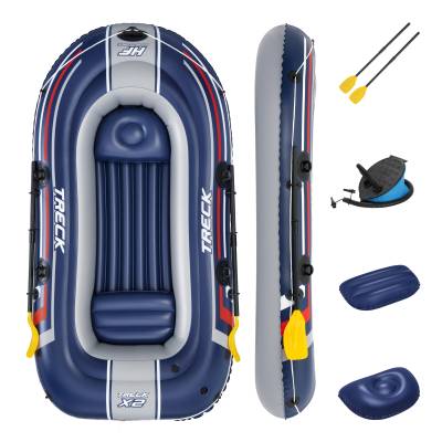 Ponton Treck X2 set 255x127 cm + wiosła / pompka - Bestway 61068