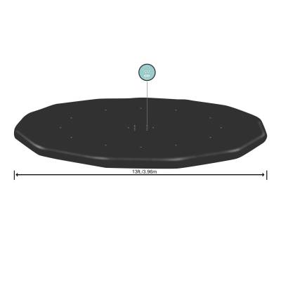 WINYLOWA POKRYWA NA BASEN STELAŻOWY 360/396 cm - BESTWAY 58292