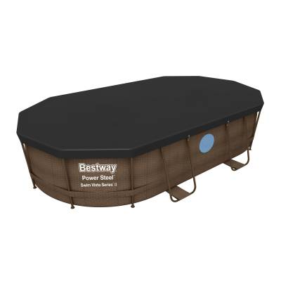 Winylowa pokrywa na basen stelażówy 427x250 cm - Bestway 58425