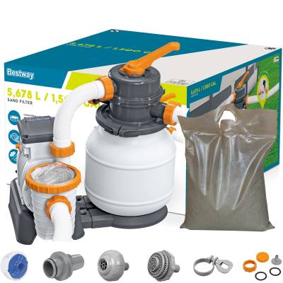 Pompa piaskowa filtrująca do basenu 5678 L/h + piasek - Bestway 58497