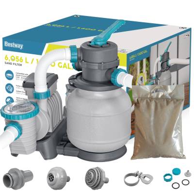 Pompa piaskowa filtrująca do basenu 5678 L/h + piasek - Bestway 58497