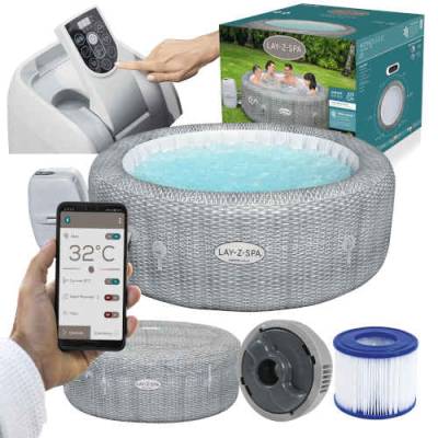 Dmuchane jacuzzi spa Honolulu 196x71 cm 6 os. WiFi - Bestway 60019