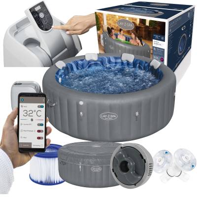 Dmuchane jacuzzi spa Santorini 216x80 cm 7 os. WiFi - Bestway 60075