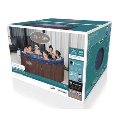 JACUZZI SPA TORONTO WiFi 190x70 cm 7 os. - BESTWAY 60163