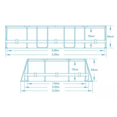 7w1 Basen ogrodowy Pro MAX 305x200x84 cm - Bestway 5614A