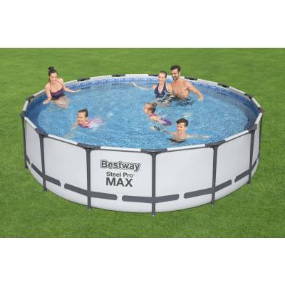 12w1 Basen stelażowy Steel Pro MAX 457x107 cm - Bestway 56488