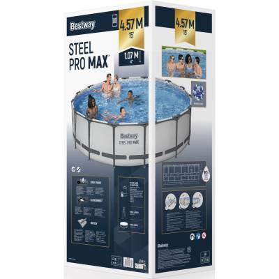 9w1 Basen stelażowy Pro MAX 457x107 cm - Bestway 56488