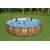 10w1 BASEN OGRODOWY RATAN Z OKNAMI SWIM VISTA 549x122 cm - Wood Design - BESTWAY 56977