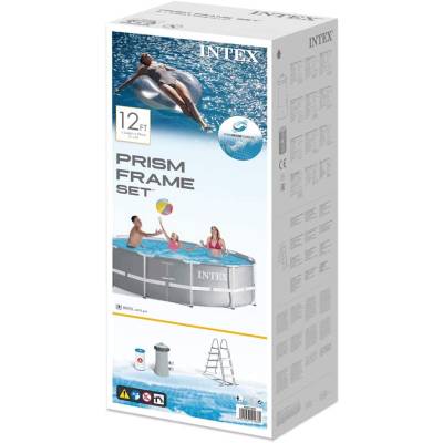 10w1 BASEN OGRODOWY STELAŻOWY PRISM 366x99 cm - INTEX 26716