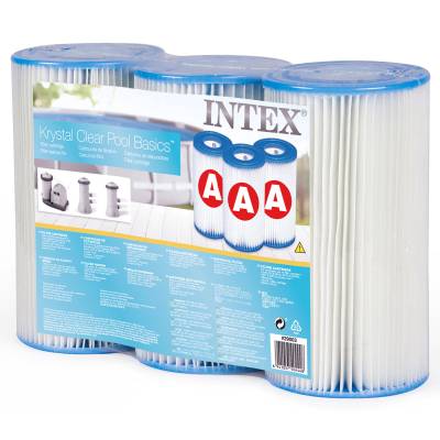 3 x filtr do pompy basenowej typu A - Intex 29003