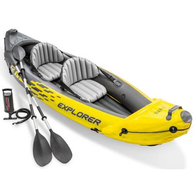 Kajak EXPLORER K2 312x91x51 cm + akcesoria - Intex 68307