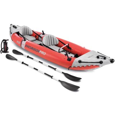 Kajak EXCURSION PRO K2 384x94x46 cm + akcesoria - Intex 68309