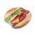 DMUCHANY MATERAC WYSPA HAMBURGER - INTEX 58780