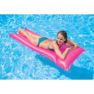 Materac do pływania NEON FROST różowy 183x76 cm - Intex 59717