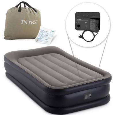 DMUCHANY WELUROWY MATERAC DO SPANIA 191x99x42 cm - INTEX 64132