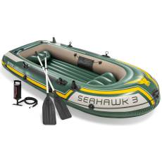 Ponton SEAHAWK 3 295x137x43 cm + akcesoria - Intex 68380