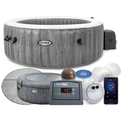 Dmuchane spa jacuzzi Greywood 196x71 cm 4 os. WiFi - Intex 28440