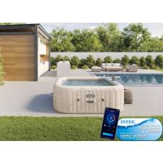 Dmuchane spa jacuzzi Chevron Deluxe 196x196x71 cm 6 os. WiFi - Intex 28472