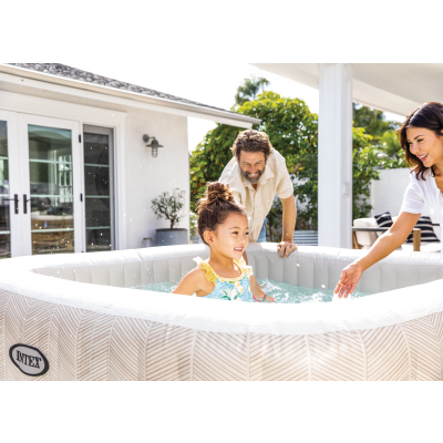 Dmuchane spa jacuzzi Chevron Deluxe 196x196x71 cm 6 os. WiFi - Intex 28472