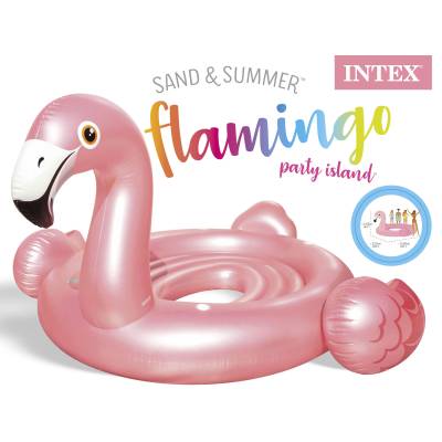 FLAMING PARTY WYSPA 358x315x163 cm - INTEX 57297