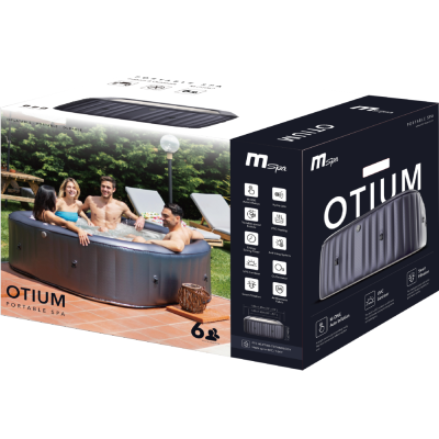 Dmuchane jacuzzi spa OTIUM 185x185x68 cm 6 os. M-One UVC - MSpa M-OT062