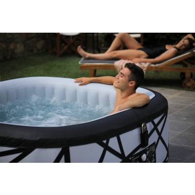 Dmuchane jacuzzi spa SOHO 185x185x68 cm 6 os. P&P O3 - MSpa P-SH069